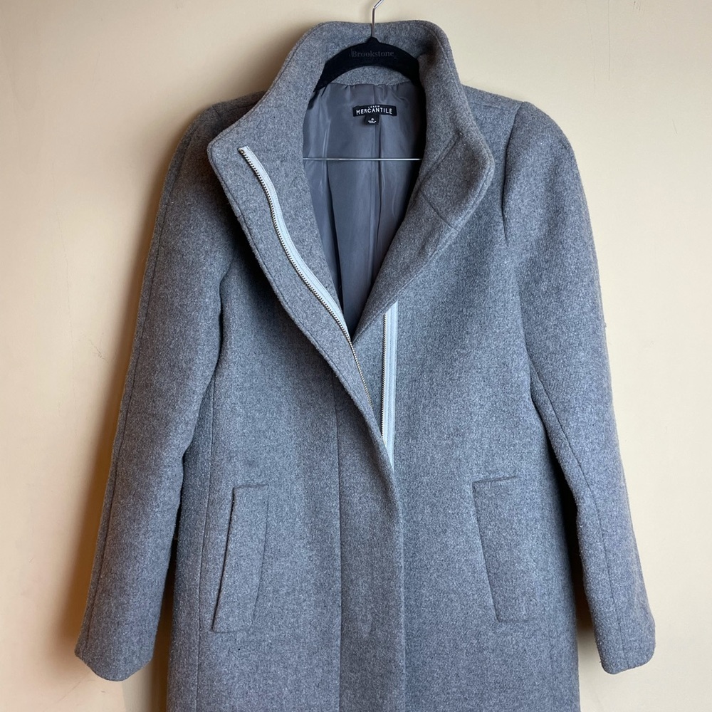 JCrew City Coat Gray